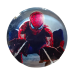 Superhero Theme 3D Glass Cabochon Magnet – 30 mm